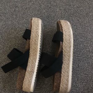 Women’s Steve Madden Espadrille Sandals Black 8